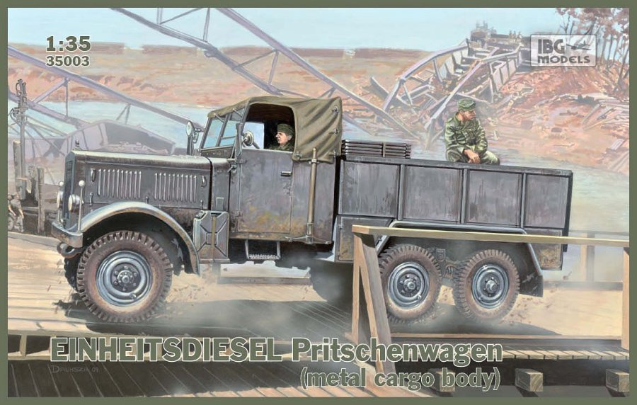 IBG Models 35003 - Einheitsdiesel Pritschenwagen asd