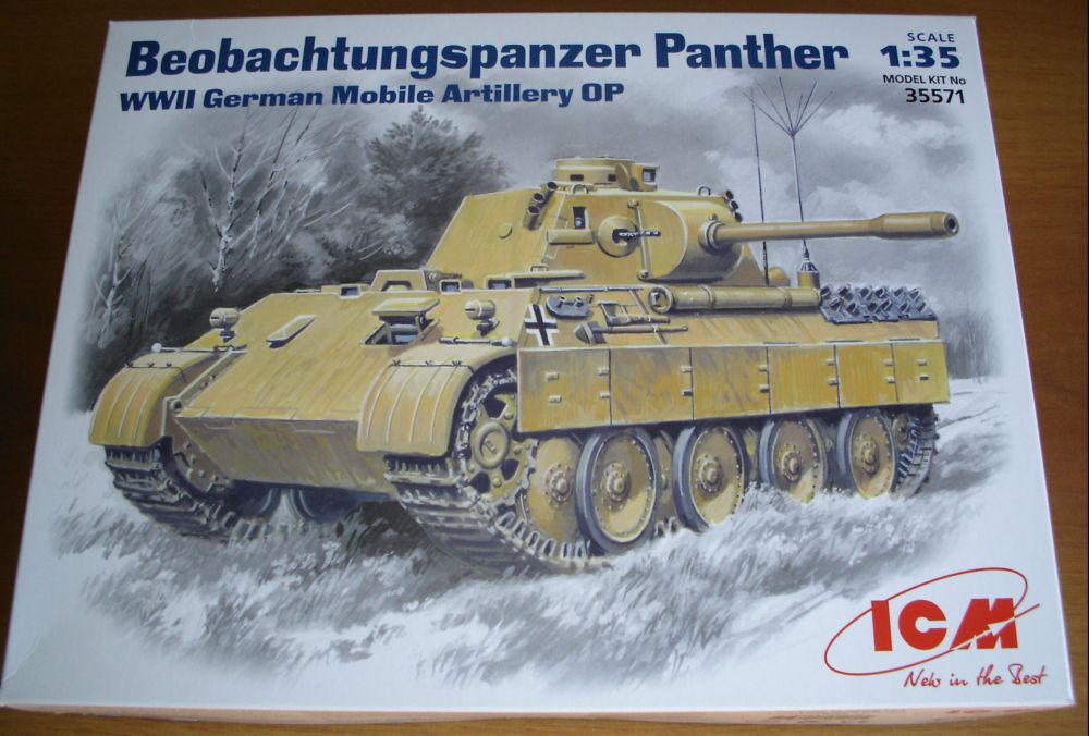 Icm 35571 - Beobachtungspanzer Panther WWII German Mobile