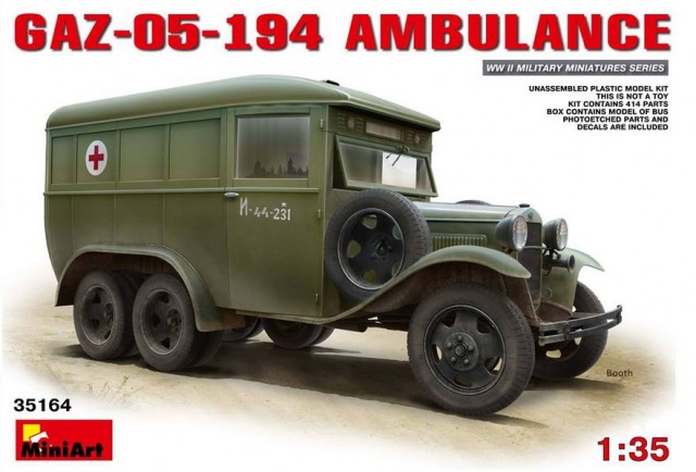MiniArt 35164 - Gaz-05-194 Ambulance