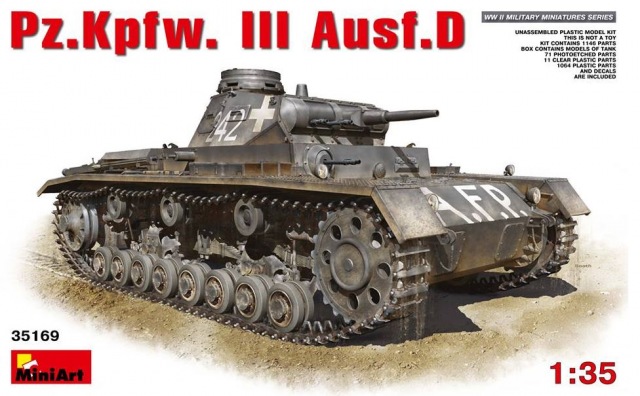 MiniArt 35169 - Pz. Kpfw. III Ausf. D