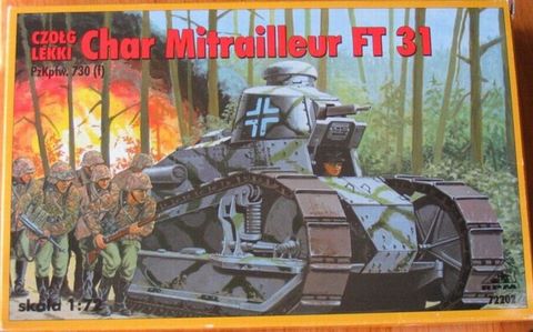 RPM 72202 - Char Mitrailleur FT 31