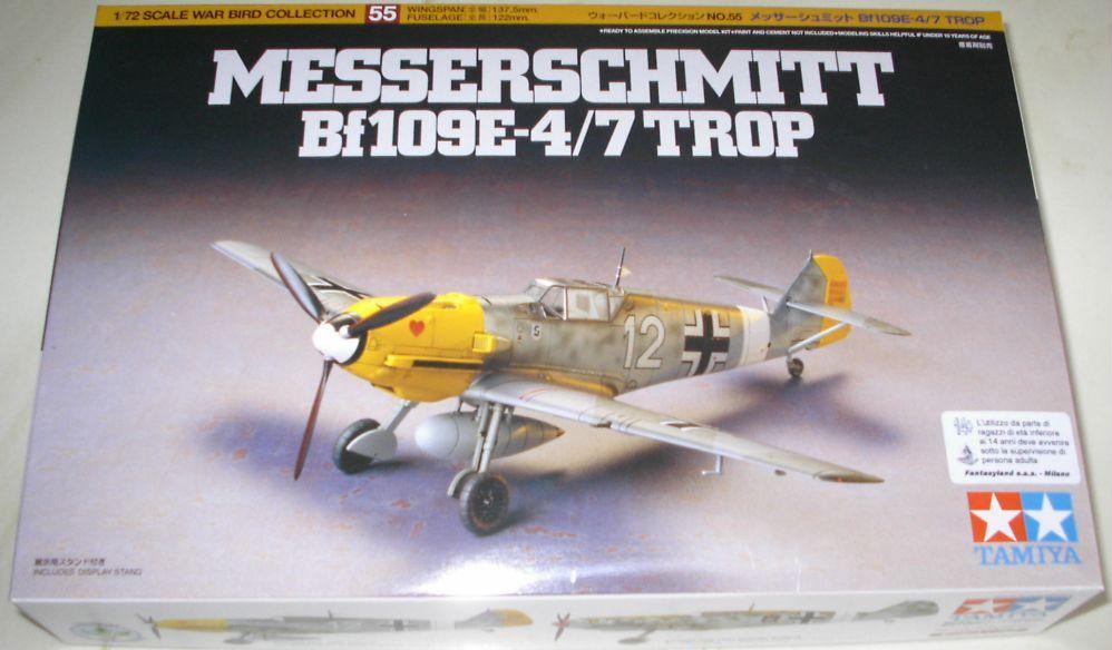 Tamiya 60755 - Messerscmitt Bf109E-4-7 Trop