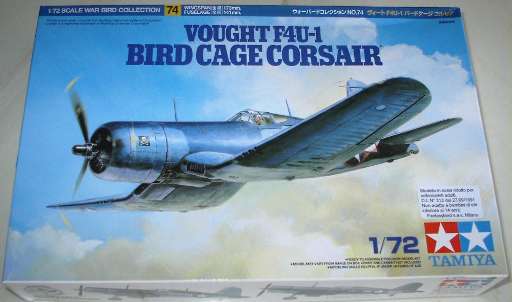 Tamiya 60774 - Vought F4U-1 Bird Cage Corsair