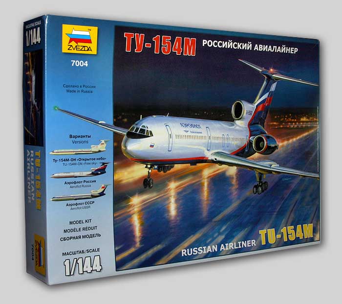 Zvezda 7004 - TUPOLEV TU-154M AIRLINER