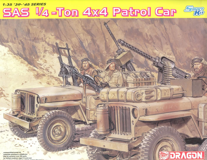 Dragon 6745 - Sas 1/4 Ton. 4x4 Patrol Car
