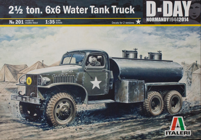 Italeri 0201 - 1/2 Ton. 6x6 Water Tank Truck