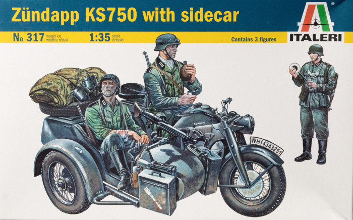 Italeri 0317 - Zundapp KS750 with sidecar