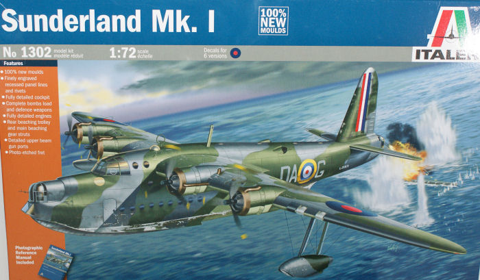 Italeri 1302 - Sunderland Mk. I