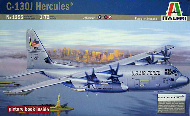 ITALERI 1255 - C-130 J HERCULES + PICTTURE BOOK