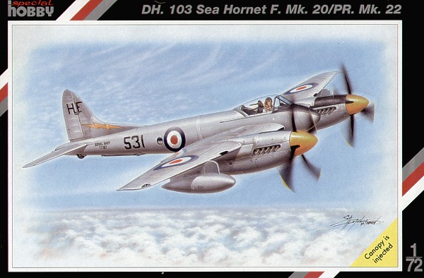 Special hobby 72057 - DH. 103 Sea Hornet F. Mk20/PR. Mk.22