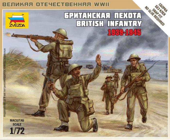 Zvezda 6166 - British Infantry 1939 - 1943